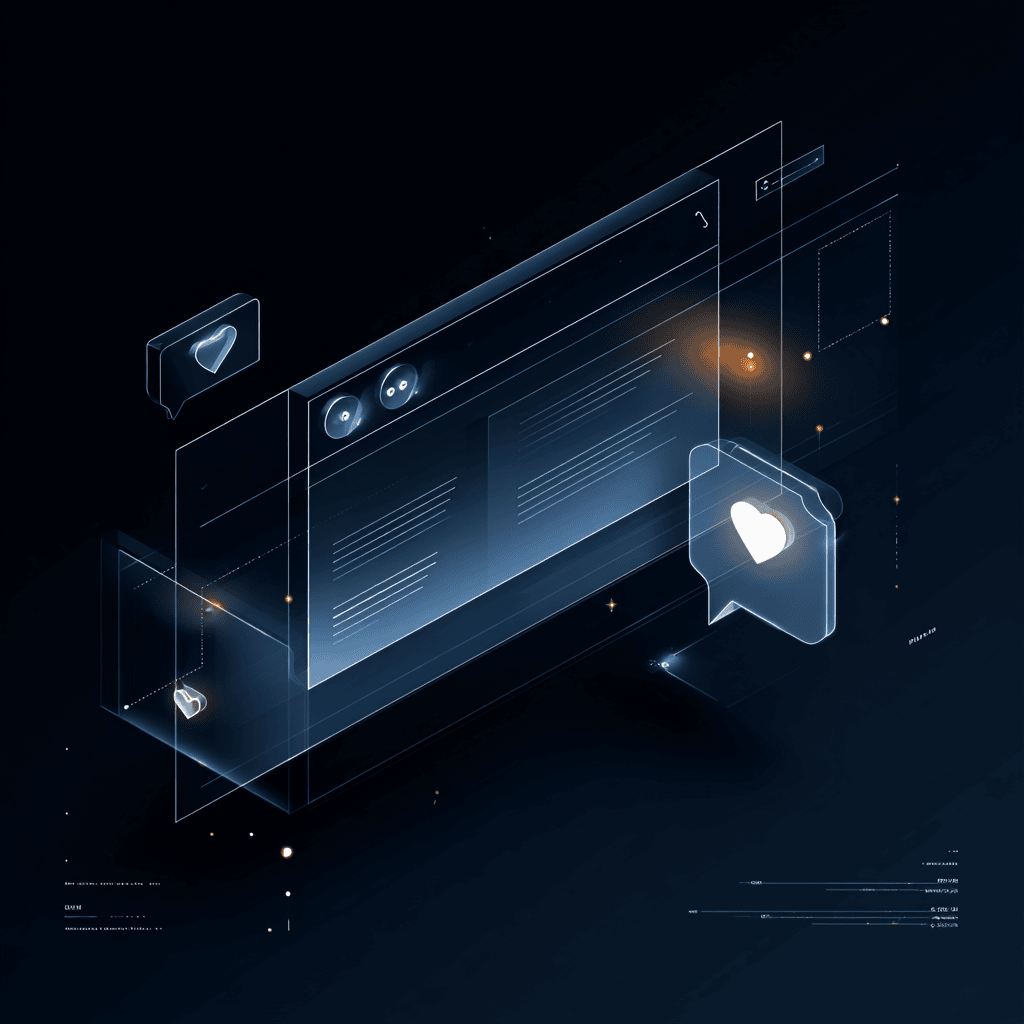 Social Copy Illustration